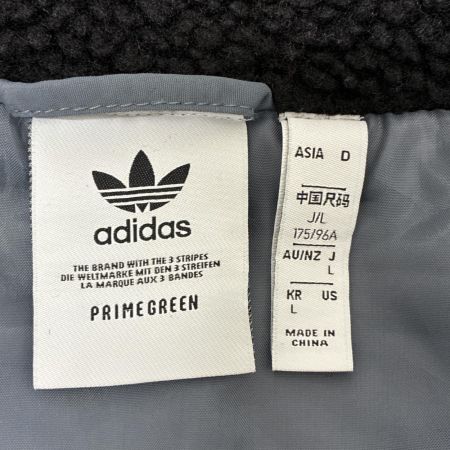 adidas Originals アディダスオリジナルス ジャケット ボアジャケット フリースジャケット SIZE L H09361 ブラック×グレー