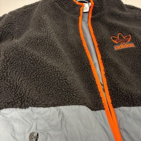 adidas Originals アディダスオリジナルス ジャケット ボアジャケット フリースジャケット SIZE L H09361 ブラック×グレー