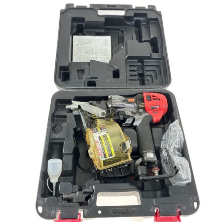MAX マックス 高圧エア釘打ち機 38~65mm HN-65FW1 レッド