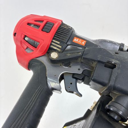 MAX マックス 高圧エア釘打ち機 38~65mm HN-65FW1 レッド