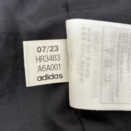 adidas アディダス ジャケット ビッグロゴ ファー ボアジャケット ブルゾン SIZE S A6A001 ブラック
