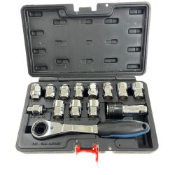 DENSAN ハンドツール　ソケットレンチセット ISW-0819 Bランク