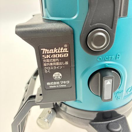 MAKITA マキタ 充電式屋内屋外兼用墨出し器　充電器セット SK40GD