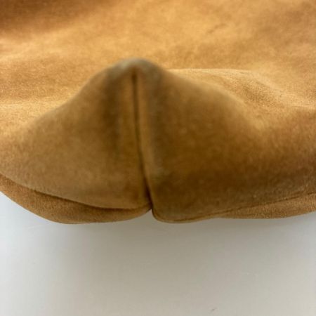 LOEWE ロエベ バッグ クラッチバッグ セカンドバッグ 型押し アナグラム スウェード×レザー ヴィンテージ ブラウン