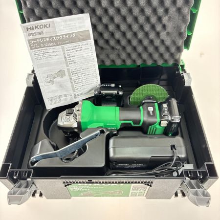 HiKOKI ハイコーキ 100ｍｍコードレスディスクグラインダ G1210DA(2LSK) グリーン