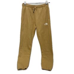 THE NORTH FACE ザノースフェイス パンツ ロゴ刺繍 イージースウェットジョガーパンツ SIZE S A7ZJB ベージュ Cランク