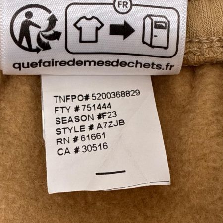 THE NORTH FACE ザノースフェイス パンツ ロゴ刺繍 イージースウェットジョガーパンツ SIZE S A7ZJB ベージュ