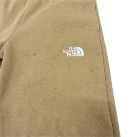 THE NORTH FACE ザノースフェイス パンツ ロゴ刺繍 イージースウェットジョガーパンツ SIZE S A7ZJB ベージュ