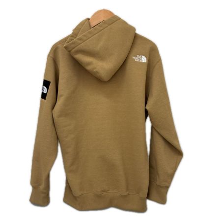 THE NORTH FACE ザノースフェイス パーカー スウエアロゴフーディ スクエアロゴフルジップ スウェット SIZE M NT62349 ベージュ