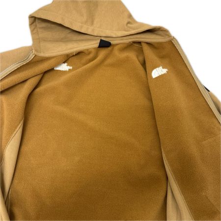 THE NORTH FACE ザノースフェイス パーカー スウエアロゴフーディ スクエアロゴフルジップ スウェット SIZE M NT62349 ベージュ
