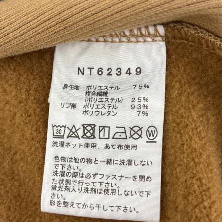 THE NORTH FACE ザノースフェイス パーカー スウエアロゴフーディ スクエアロゴフルジップ スウェット SIZE M NT62349 ベージュ
