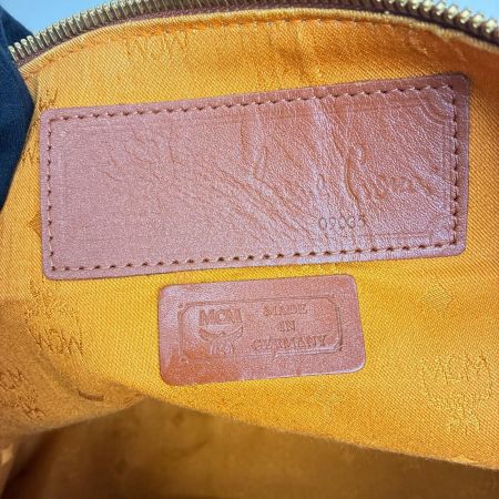 MCM エムシーエム 2WAYボストンバッグ  ヴィセトス ロゴグラム ブラウン