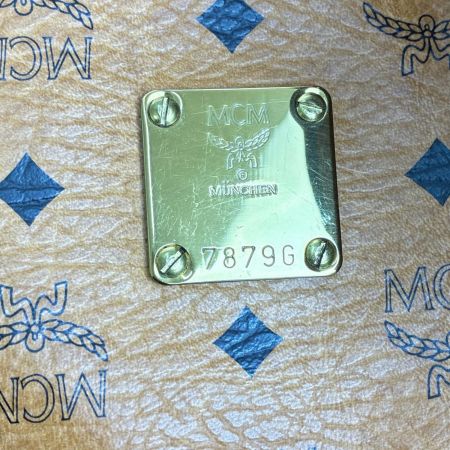 MCM エムシーエム 2WAYボストンバッグ  ヴィセトス ロゴグラム ブラウン