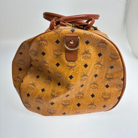 MCM エムシーエム 2WAYボストンバッグ  ヴィセトス ロゴグラム ブラウン