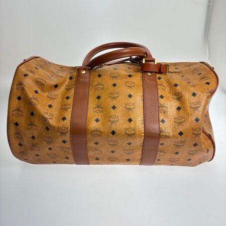 MCM エムシーエム 2WAYボストンバッグ  ヴィセトス ロゴグラム ブラウン