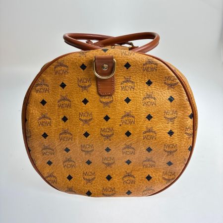 MCM エムシーエム 2WAYボストンバッグ  ヴィセトス ロゴグラム ブラウン