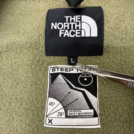 THE NORTH FACE ザノースフェイス ジャケット スティープテック ジップ フリース SIZE L NA62001 グリーン x オリーブ x ブラック
