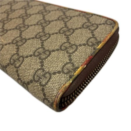 GUCCI グッチ 長財布 GUCCI GG GGスプリーム クーリエ PVCコーティングキャンバス ラウンドファスナー 473909 ベージュ