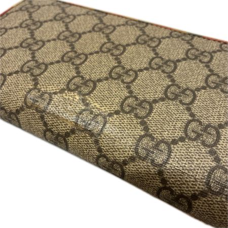 GUCCI グッチ 長財布 GUCCI GG GGスプリーム クーリエ PVCコーティングキャンバス ラウンドファスナー 473909 ベージュ