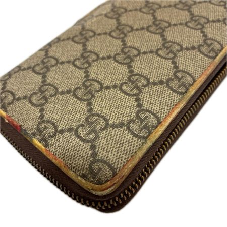 GUCCI グッチ 長財布 GUCCI GG GGスプリーム クーリエ PVCコーティングキャンバス ラウンドファスナー 473909 ベージュ