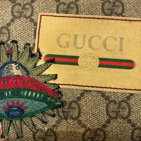 GUCCI グッチ 長財布 GUCCI GG GGスプリーム クーリエ PVCコーティングキャンバス ラウンドファスナー 473909 ベージュ