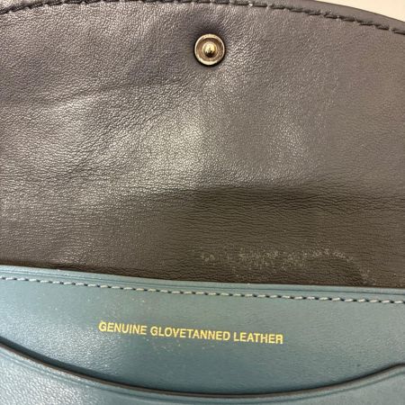 COACH コーチ バッグ グラブタンレザー ティーローズ 花柄 フラワー フローラル アップリケ リストレット クラッチ ポーチ  23536 ブルー
