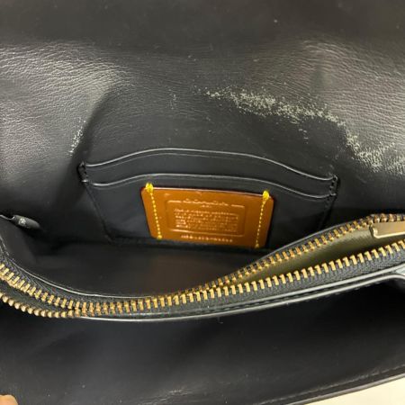 COACH コーチ バッグ グラブタンレザー ティーローズ 花柄 フラワー フローラル アップリケ リストレット クラッチ ポーチ  23536 ブルー