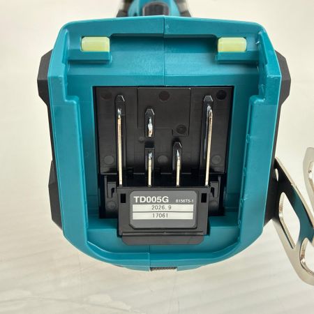 MAKITA マキタ 充電式インパクトドライバ　40ｖ TD005GRDX ブルー