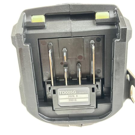 MAKITA マキタ 充電式インパクトドライバ　40ｖ TD005GRDXB ブラック