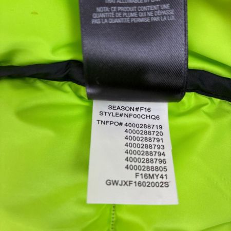 THE NORTH FACE ザノースフェイス ジャケット ボーイズ アンデス ダウンジャケット SIZE L NF00CHQ6 ブラック