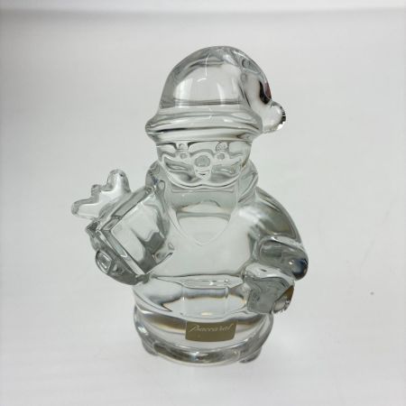 Baccarat バカラ インテリア小物　スノーマン 　サンタクロース　2個セット