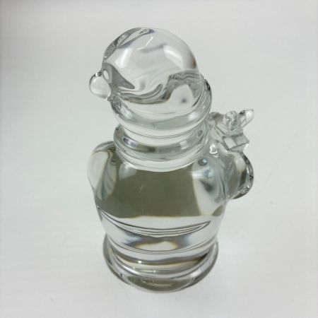 Baccarat バカラ インテリア小物　スノーマン 　サンタクロース　2個セット