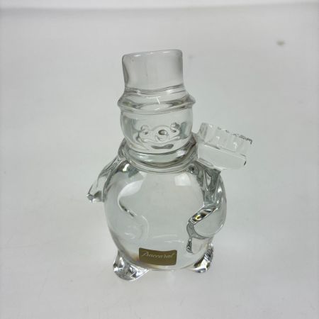Baccarat バカラ インテリア小物　スノーマン 　サンタクロース　2個セット