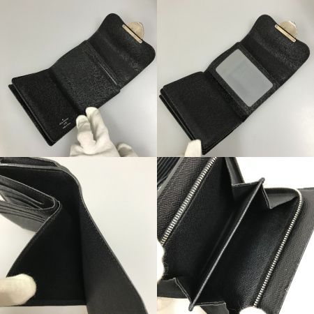  LOUIS VUITTON ルイヴィトン エピ ポルトフォイユ ジョイ ノワール ３つ折り財布 M66582