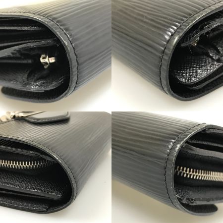 LOUIS VUITTON ルイヴィトン エピ ポルトフォイユ ジョイ ノワール ３つ折り財布 M66582