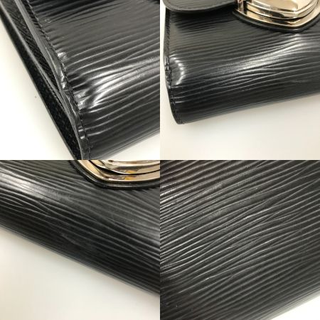  LOUIS VUITTON ルイヴィトン エピ ポルトフォイユ ジョイ ノワール ３つ折り財布 M66582