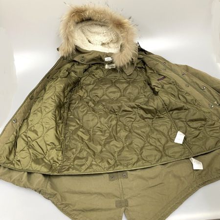 AVIREX USA 70s モッズコート カーキ L キルティングライナー AVIREX - ##AVIREX アビレックス モッズコート ファーフード