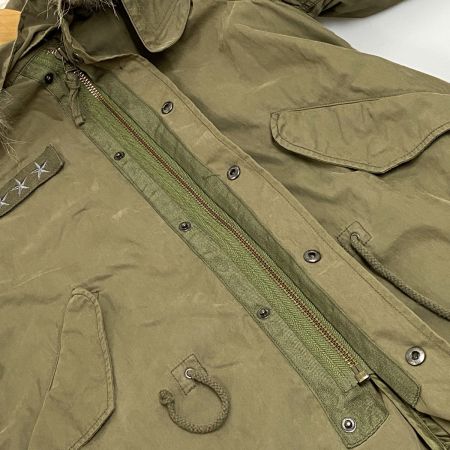 AVIREX アビレックス モッズコート ファーフード キルティング