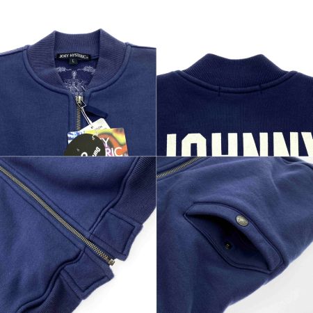  JOEY HYSTERIC ジョーイヒステリック キッズ ジャケット スウェット サイズL(140cm) ネイビー
