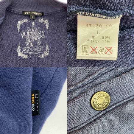 JOEY HYSTERIC ジョーイヒステリック キッズ ジャケット スウェット サイズL(140cm) ネイビー