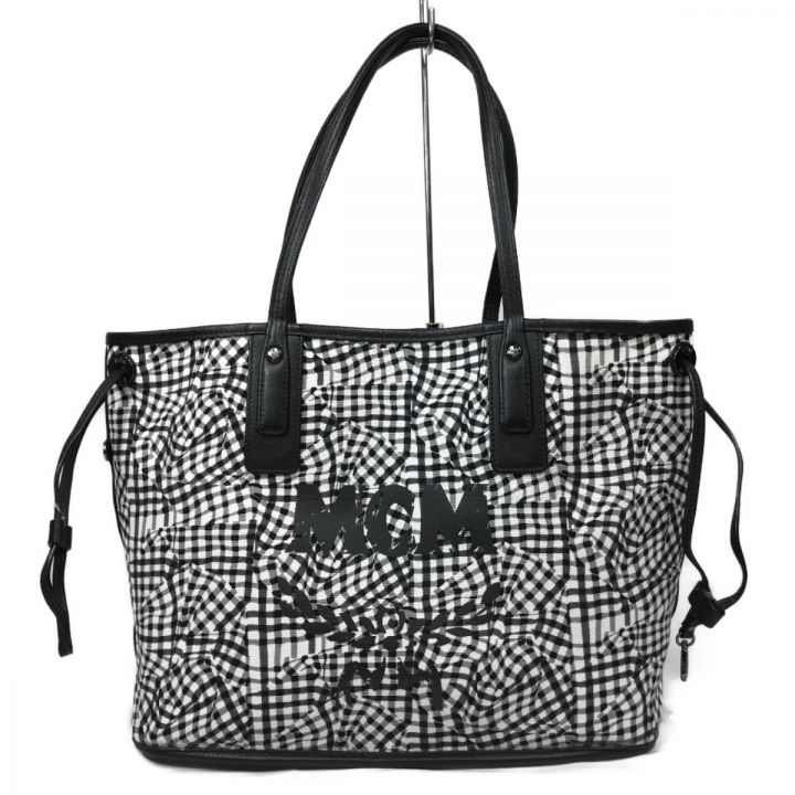 MCM エムシーエム リバーシブルトートバッグ ポーチ付き MWP6AVI22 