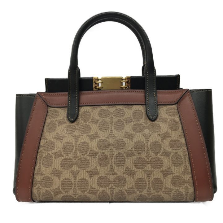 中古】 COACH コーチ トループ キャリーオール シグネチャー 2WAY 中古】 COACH コーチ トループ キャリーオール シグネチャー 2WAY
