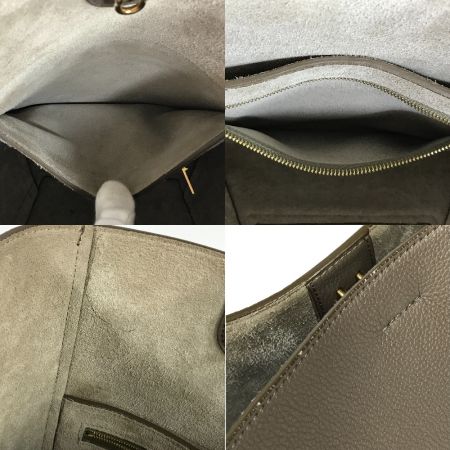  CELINE セリーヌ サングル バケット スモール ショルダーバッグ 18930 トープ 傷、汚れ有