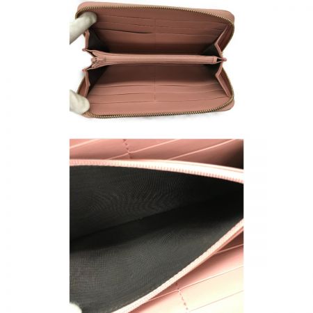  GUCCI グッチ マイクログッチシマ  長財布 4493911 ピンク