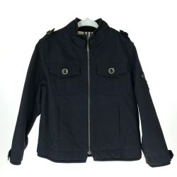 ## BURBERRY バーバリー ジャケット キッズ 110cm 110A-110-56 ブラック Bランク