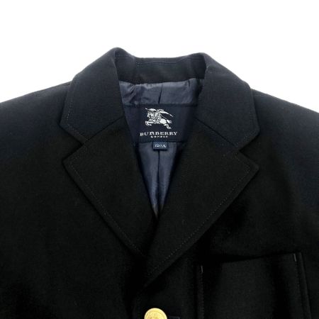  BURBERRY LONDON バーバリーロンドン テーラードジャケット 金ボタン 120 ブラック