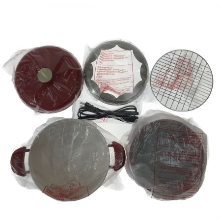  BRUNO ブルーノ マルチグリルポット BOE065 レッド