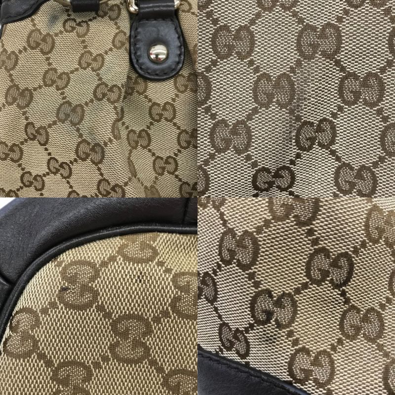 中古】 GUCCI グッチ ハンドバッグ GGキャンバス スーキー ストラップ ...