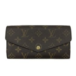 ## LOUIS VUITTON ルイヴィトン ポルトフォイユ サラ 二つ折り長財布 モノグラム M62234 フューシャ ポケット反り・角スレ有 Cランク