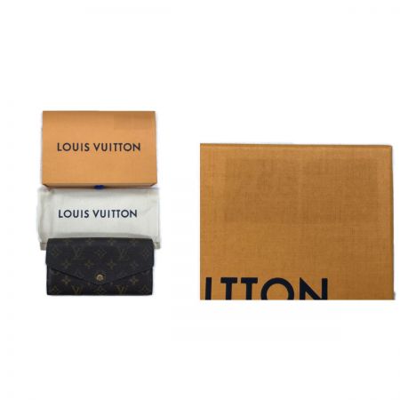  LOUIS VUITTON ルイヴィトン ポルトフォイユ サラ 二つ折り長財布 モノグラム M62234 フューシャ ポケット反り・角スレ有